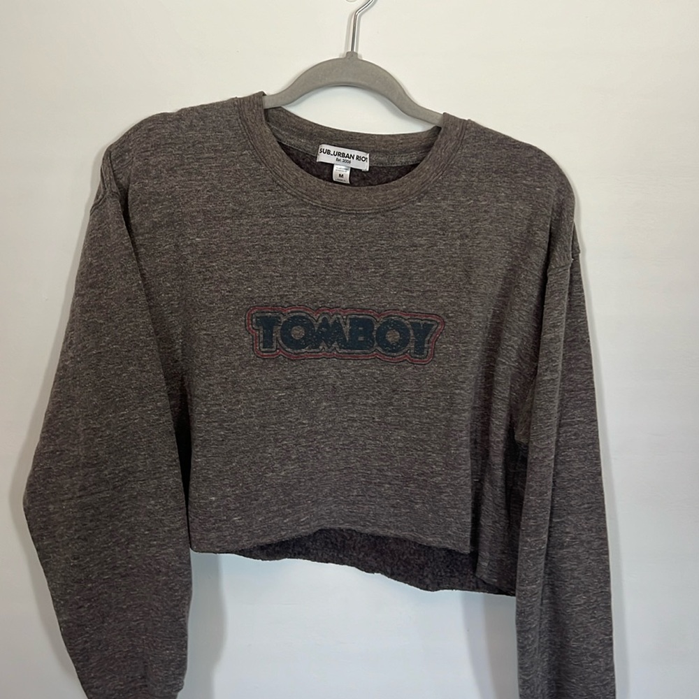 Tomboy cropped sweatshirt